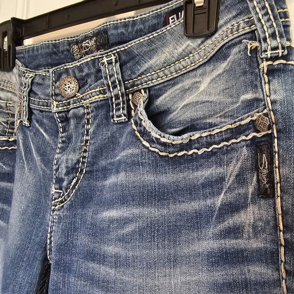 Silver Jeans Aiko Fluid Denim Waist 29" Length 33" - Picture 7 of 11